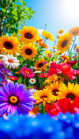 Summer Flowers Computer Wallpaper