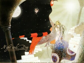 Yoshitaka Amano Wallpaper Night And Day Derka Circuit Ii