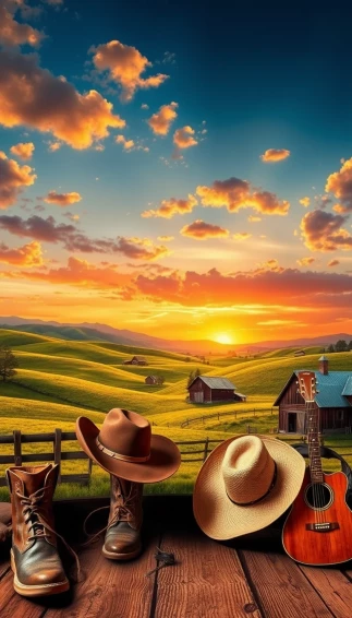 Country Western Wallpaper