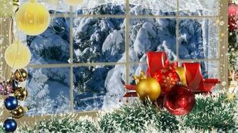 Winter Scene At Christmas Wallpaper Nature And Landscape