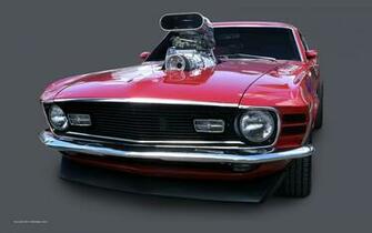 Mustang Mach1 Wallpaper Red Fastback 1680x1050