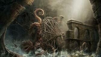 Kraken Computer Wallpaper Desktop Background