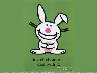 Happy Bunny Wallpaper