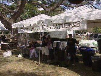 Music Lovers Enjoying Concert And Going Green At Annual Festival