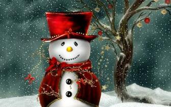 Snowmen Wallpaper