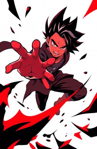 Red And Black Anime Wallpaper