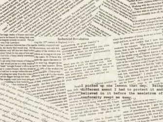 Newspaper Wallpaper By Minuitserenite