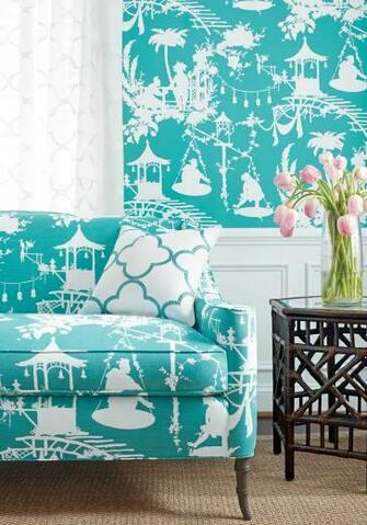 Thibaut S Iconic Marco Polo The Inspiration For South Sea Wallpaper In