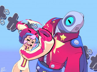 Astrid On The Funni Poka Meme But With Brawl Stars