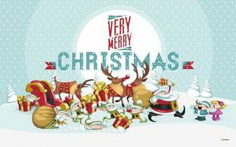 Christmas Cartoon Wallpaper