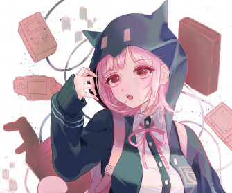 Monomi Video Game Danganronpa Wallpaper