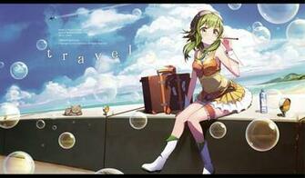 Anime Girls Vocaloid Megpoid Gumi Bubbles Wallpaper