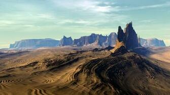 Desert Landscape South Dakota Badlands National