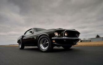 Ford Mustang Boss Black Jade Static