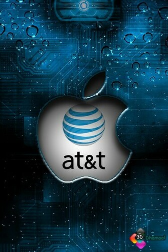 3d Wallpaper HD At T Apple Circuit iPhone