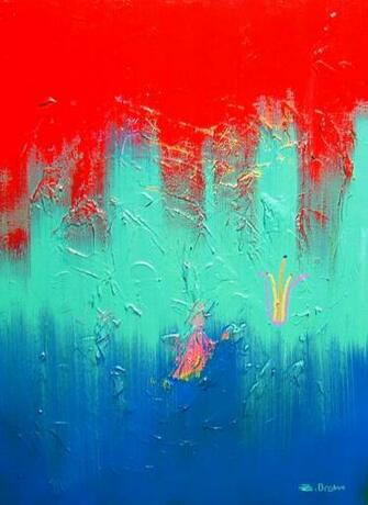 Abstract Painting Black And White