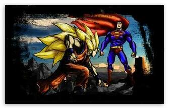Superman Vs Goku HD Wallpaper For Standard Fullscreen Uxga Xga