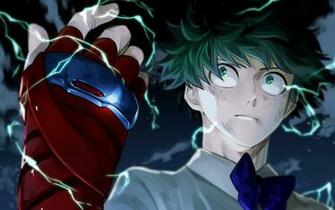 Wallpaper Of Anime Izuku Midoriya My Hero Academia Background