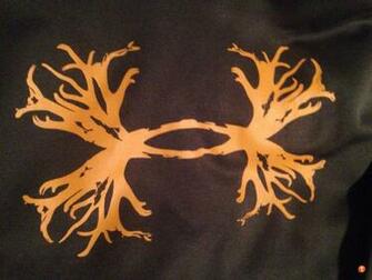 Green Under Armour Logo Antler