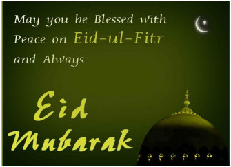 Happy Eid Ul Fitr Mubarak HD Wallpaper