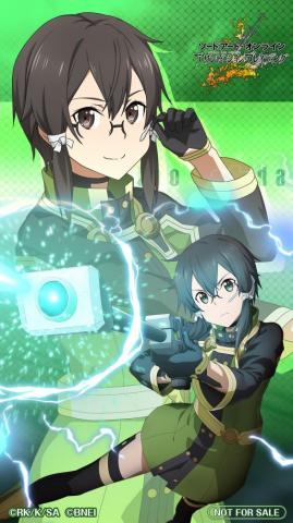 Asada Shino Sword Art Online Mobile Wallpaper
