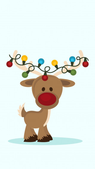 Cute Reindeer Wallpaper