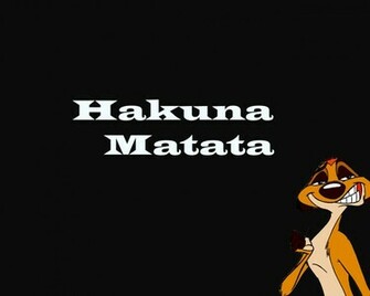 Hakuna Matata By Squirrelke