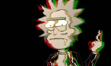 On Wallpaper Background Glitch Art