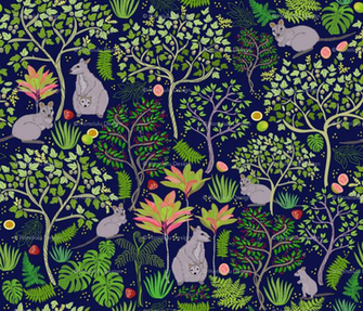 Kalihi Valley Wallabies Wallpaper Honoluludesign Spoonflower
