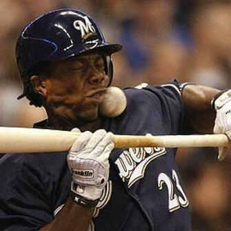 Rickie Weeks Hit In Face Wpim Hi Gg Ip Uwo Wallpaper Photo Shared