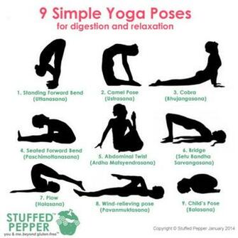 Easy Yoga Poses Anime Wallpaper