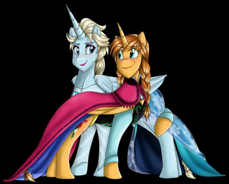 Elsa And Anna Wallpaper Png Mlf By Namygaga