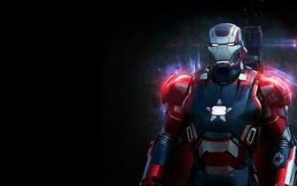 Iron Man War Machine Black Suit Superhero Wallpaper Background