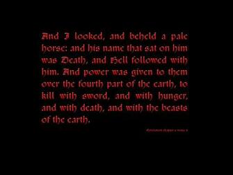 Wallpaper Revelations Chapter Verse Red And Black