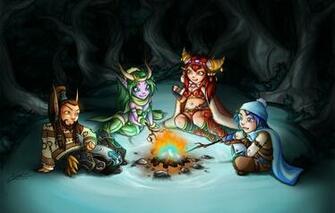 Wallpaper Christmas Wow World Of Warcraft Fan Art Dragons