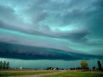 Layered Storm Clouds Tornadoes Wallpaper