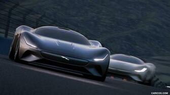 Jaguar Vision Gran Turismo Coup Ev Concept Front HD