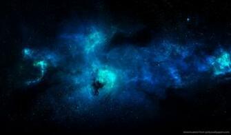 Blue Space Wallpaper