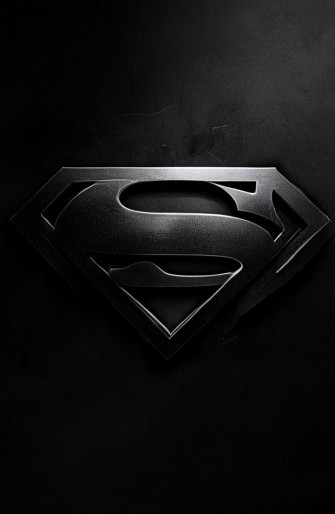 Black Superman Logo Wallpaper