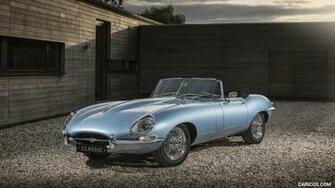 Jaguar E Type Zero Ev Concept Front Three Quarter HD