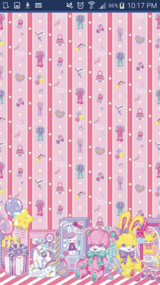 Angelic Pretty Toy Doll Print Kawaii Wallpaper