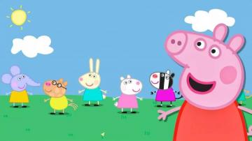 Peppa Pig House Characters Wallpaper