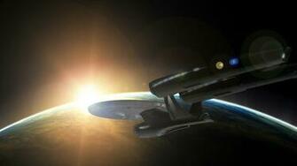 Star Trek Outer Space Planets Enterprise Wallpaper