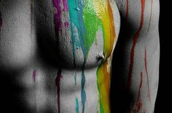 Man Body Muscle Paint Desktop Wallpaper Hq Photo