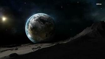 Earth From The Moon Wallpaper Fantasy