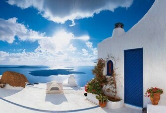 Santorini Wallpaper Mural1 Jpg