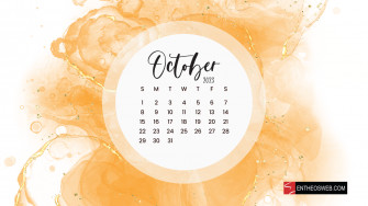 October Calendar Desktop Wallpaper Entheosweb