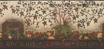 Primitive Wallpaper Cinnamon Candle