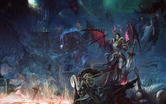 Wow Demons Warriors Swords Games Girls Fantasy Warrior Wallpaper