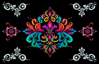 Beautiful Black Background Wallpaper